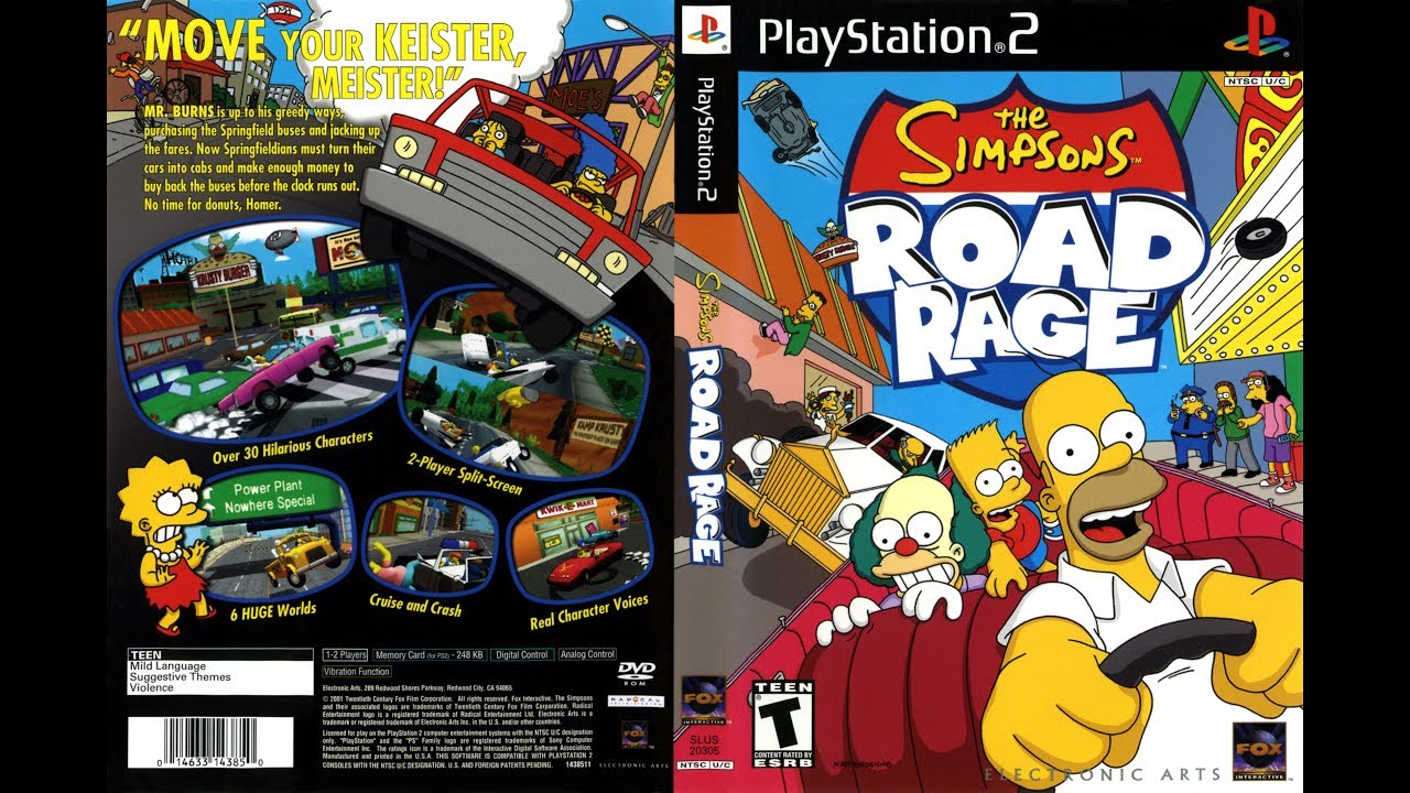 the simpsons game ps2